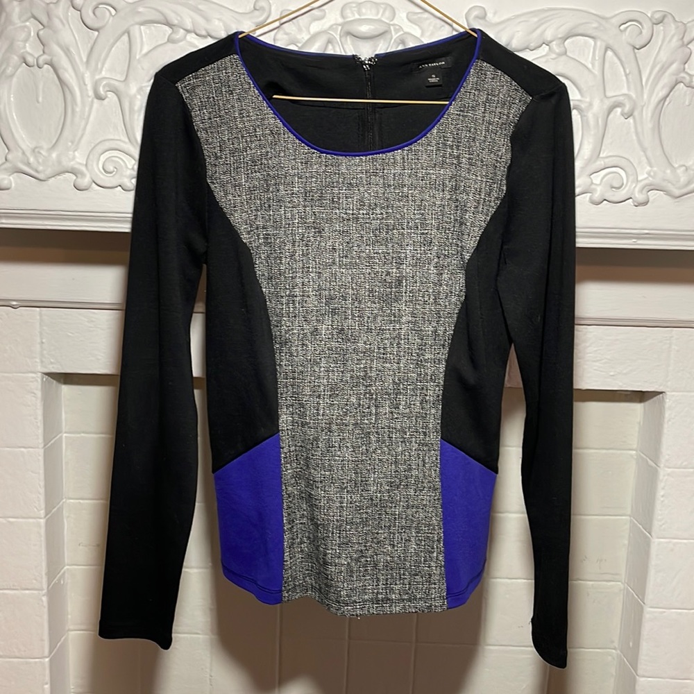 Ann Taylor Colorblock Top